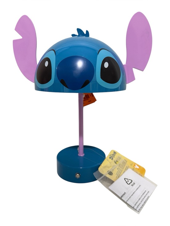 Disney Other - Disney Stitch Kids Blue & Purple Table Lamp - Fun Character Night Light